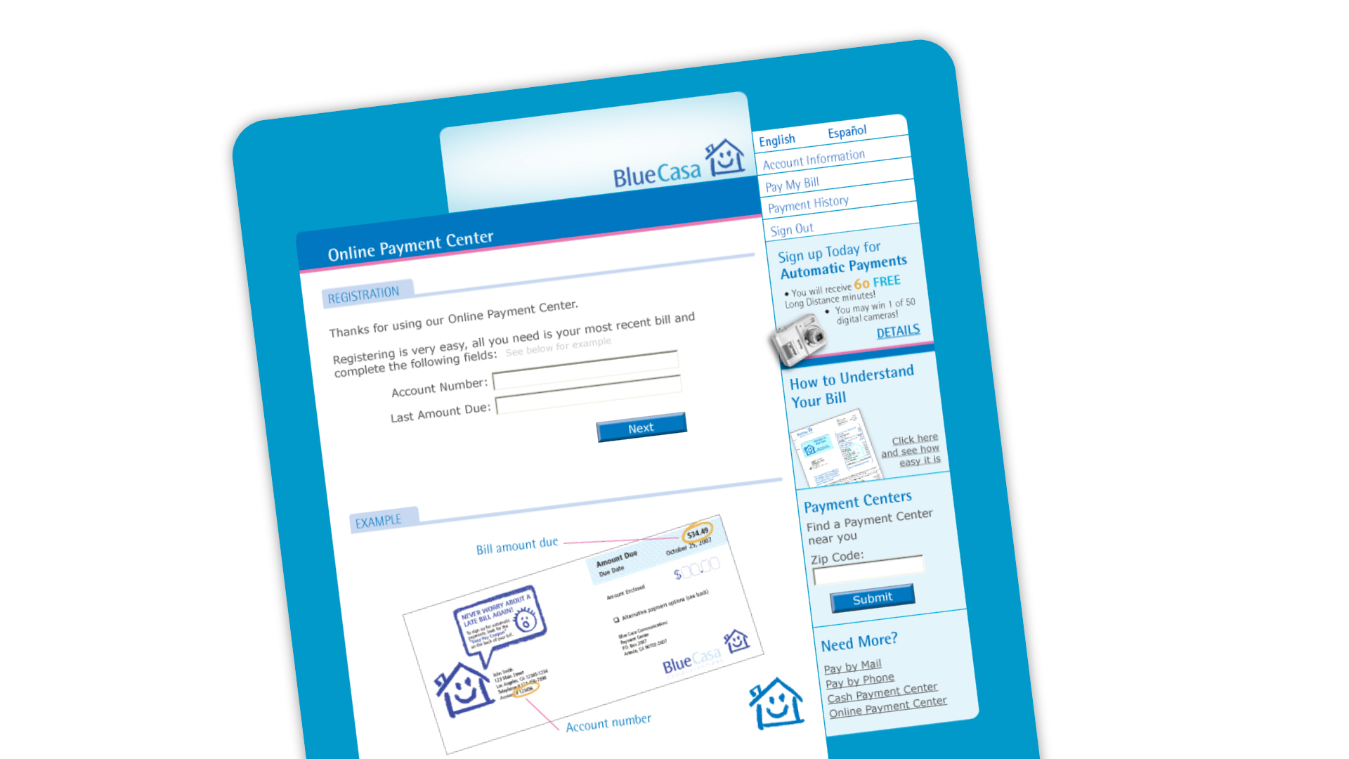 Blue Casa — challenge
