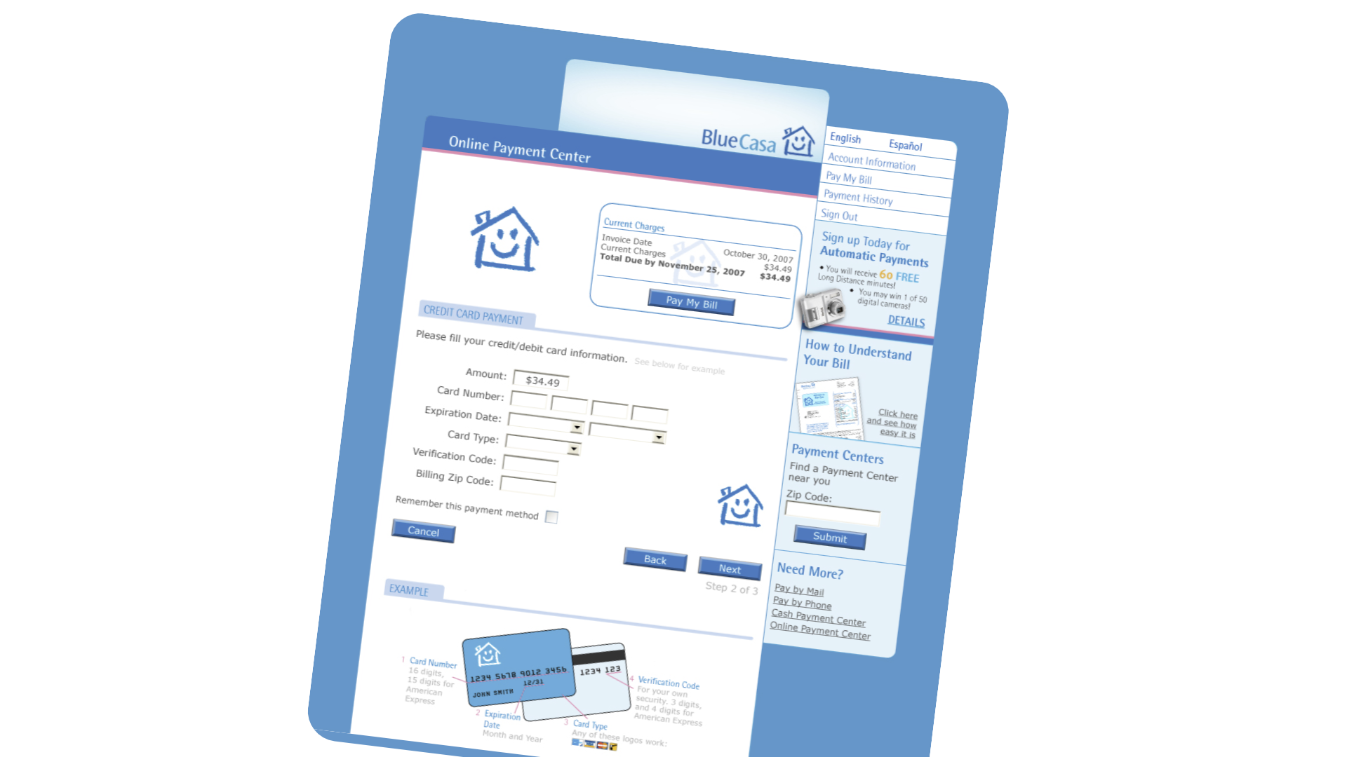Blue Casa — approach